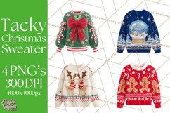 Ugly Christmas Sweater PNG Clipart, Funny Holiday Art Product Image 1
