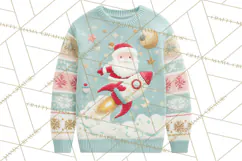 Ugly Christmas Sweater PNG Clipart, Funny Holiday Art Product Image 5