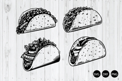 Taco Bundle SVG, Cinco De Mayo SVG, Mexican Food SVG Product Image 1