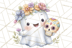 Taco Ghost Clipart PNG, Mexican Fiesta Clip Art Product Image 5