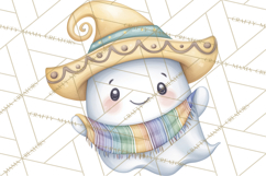 Taco Ghost Clipart PNG, Mexican Fiesta Clip Art Product Image 4