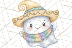 Taco Ghost Clipart PNG, Mexican Fiesta Clip Art Product Image 4