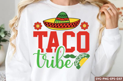 Taco tribe SVG, Cinco De Mayo SVG Product Image 1