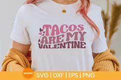 Tacos are my valentine | Funny valentine svg quote Product Image 2