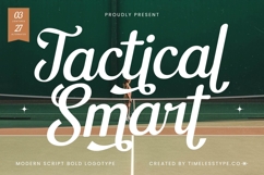 Tactical Smart - Modern Script Bold Logotype Product Image 1