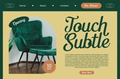 Tactical Smart - Modern Script Bold Logotype Product Image 11