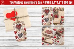 Vintage Valentine's Day| Gift tags Product Image 1
