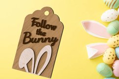 Follow the Bunny Easter Tag Template Product Image 2