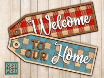 Door tag/laser cut files/SVG/CDR/DXF Product Image 2