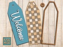 Door tag/laser cut files/SVG/CDR/DXF Product Image 3