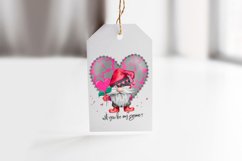 Will you be my Gnomie Valentines Day watercolor sublimation Product Image 3