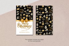 Black and Gold Christmas Gift Tag Product Image 3