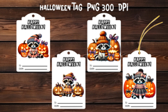 Halloween tags printable | Halloween gift tag PNG Product Image 1