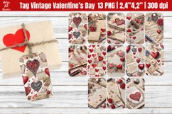 Vintage Valentine's Day| Gift tags Bundle Product Image 1