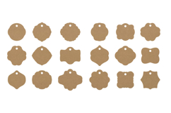 Tags laser cut / tags paper cut Product Image 3