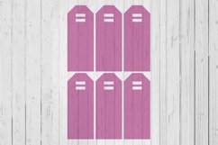 bevel Keyring display card template svg dxf png ai files Product Image 1