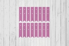 key fob banner shape key chain template svg png ai files Product Image 1