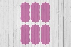 Ornate necklace display card template svg dxf png ai files Product Image 1