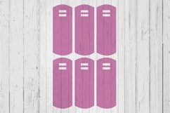 rounded Keyring display card template svg dxf png ai files Product Image 1