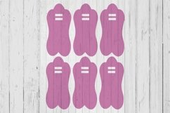 bone Keyring display card template svg dxf png ai files Product Image 1