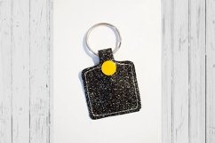 Key fob chain square template svg png ai files Product Image 1