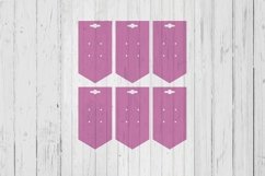 Earring card template svg dxf png ai files Product Image 1