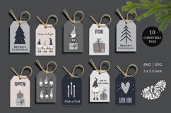 Holiday Gnomes tags.Printable Gift tags with Merry Christmas Product Image 1