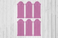 Rounded Keyring display card template svg dxf png ai files Product Image 1