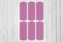 rounded Keyring display card template svg dxf png ai files Product Image 1