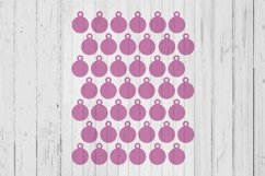 1 inch round hang tag template dxf svg png ai Product Image 1