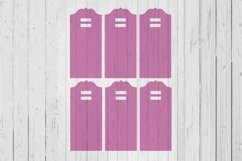 Ornate top Keyring display card template svg dxf png ai file Product Image 1