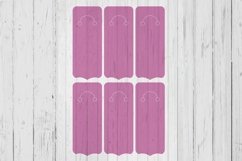 Ornate bottom Keyring display card template svg dxf png ai f Product Image 1