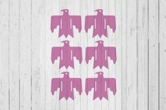 Thunderbird bow display card template svg dxf png ai files Product Image 1