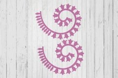 Roll carnation shape template svg dxf png ai files Product Image 1