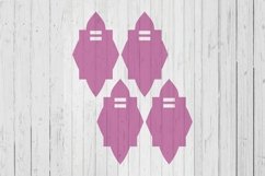 Fancy Keyring display card template svg dxf png ai files Product Image 1