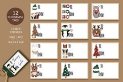Printable Christmas Gift Tag Sticker Product Image 1