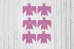 Thunderbird ring display card template svg dxf png ai files Product Image 1