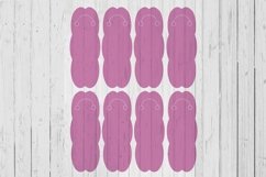 Puffy Keyring display card template svg dxf png ai files Product Image 1