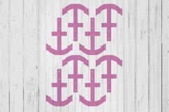 Anchor key chain template svg png ai files Product Image 1