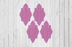 Fancy Keyring display card template svg dxf png ai files Product Image 1