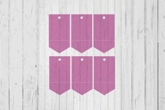 Tag perforated template svg dxf png ai files Product Image 1