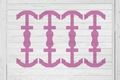 Anchor Key fob chain template svg dxf png ai cut files Product Image 1