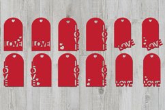 Gift tags with the word Love. Product Image 2