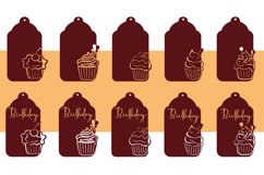 Tags with cakes. File for cutting Product Image 3