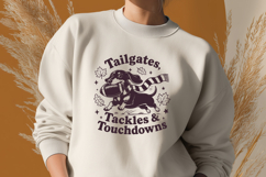 Tailgates Tackles and Touchdowns SVG, Dachshund Football PNG Product Image 2