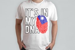 It&#039;s in my DNA Taiwan Flag Fingerprint PNG Sublimation Product Image 2