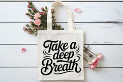 Take a Deep Breath SVG | Mental Health SVG Product Image 4