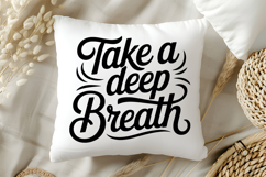 Take a Deep Breath SVG | Mental Health SVG Product Image 5