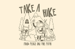 Vintage Summer Camping Cartoon T shirt Design