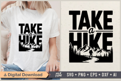 Take a Hike SVG File | Camping SVG | Outdoor Designs Product Image 1